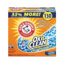 Arm & Hammer Power Of OxiClean Powder Detergent, Fresh, 9.92lb Box, 3/Carton