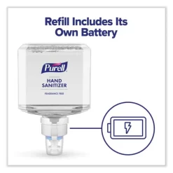 PURELL ES8 Touch Free Hand Sanitizer Dispenser, 1,200 ML, 5.25 X 8.56 X 12.13, White -Professional cleaning tool store f7040c033844db3c4812a914d460e16a98
