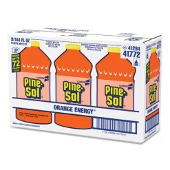 Pine-Sol All-Purpose Cleaner, Orange Energy, 144 Oz Bottle, 3/Carton -Professional cleaning tool store f8971368787873f39ed05c97af58206cab