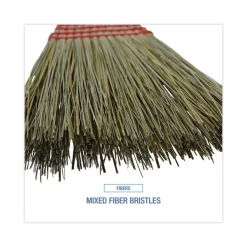 Boardwalk Maid Broom, Mixed Fiber Bristles, 55" Wood Handle, Natural, 12/Carton -Professional cleaning tool store fa5c40b0258bf2129d0df4181b1451ec05