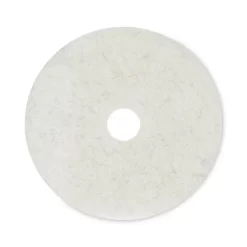 Boardwalk Ultra High-Speed Floor Pads, Natural Hair/Polyester, 20" Diameter, 5/Carton