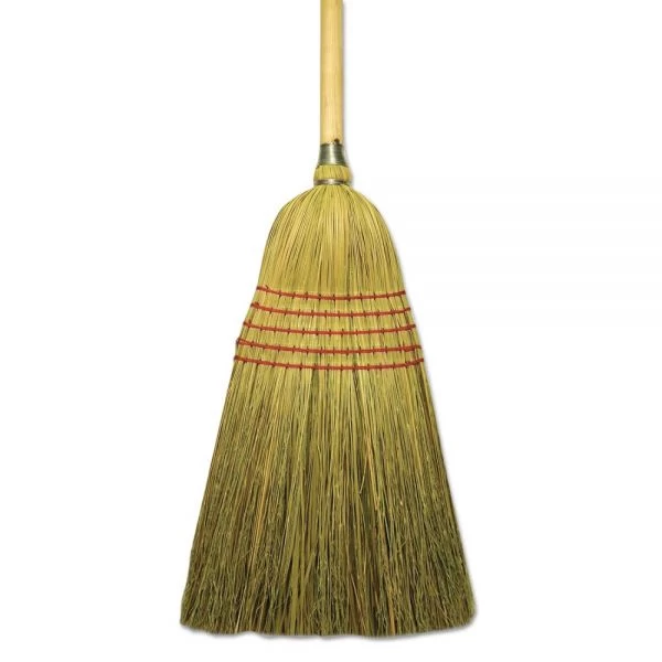 Boardwalk Corn/Fiber Brooms, Corn/Yucca Bristles, 53.5" Overall Length, Natural, 6/Carton 1 Boardwalk Corn/Fiber Brooms, Corn/Yucca Bristles, 53.5" Overall Length, Natural, 6/Carton