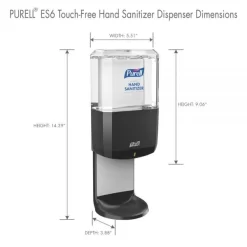PURELL ES6 Touch Free Hand Sanitizer Dispenser, 1,200 ML, 5.25 X 8.56 X 12.13, Graphite 9 PURELL ES6 Touch Free Hand Sanitizer Dispenser, 1,200 ML, 5.25 X 8.56 X 12.13, Graphite -Professional cleaning tool store fc069d820d375022a81050e6d2f45db04c