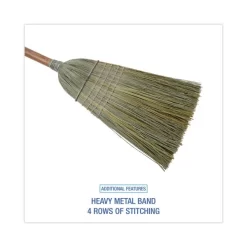 Boardwalk Warehouse Broom, Yucca/Corn Fiber Bristles, 56" Overall Length, Natural 9 Boardwalk Warehouse Broom, Yucca/Corn Fiber Bristles, 56" Overall Length, Natural -Professional cleaning tool store fc13fec20c0d7307b17f5b42af2e3ff246