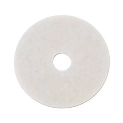 Boardwalk Ultra High-Speed Natural Hair Floor Pads, 15" Diameter, Black, 5/Carton