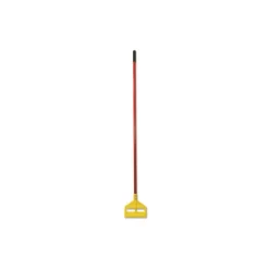 Rubbermaid Commercial Invader Fiberglass Side-Gate Wet-Mop Handle, 60", Red/Yellow