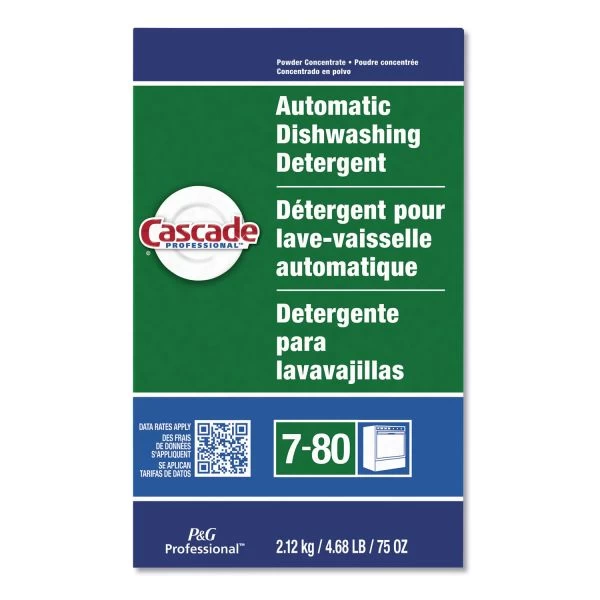 Cascade Professional Automatic Dishwasher Detergent Powder, Fresh Scent, 75 Oz Box, 7/Carton 1 Cascade Professional Automatic Dishwasher Detergent Powder, Fresh Scent, 75 Oz Box, 7/Carton